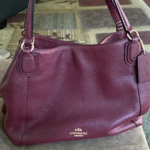 Coach Purse - Burgundy color